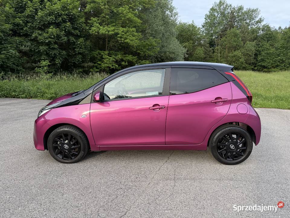 Toyota Aygo Selection XCITE Magenta 2018 r ogranicznik prędkości Alwernia