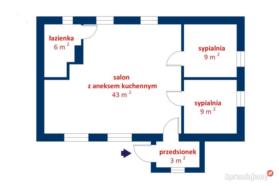 Parterowy dom z dużą działką pod Mszczonowem Nieruchomości mazowieckie Ciemno-Gnojna