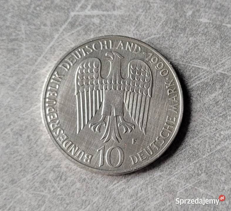 J40 NIEMCY RFN srebro 10 Marek 1990 r Barbarossa