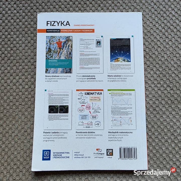 nowa edycja FIZYKA 1 podręcznik WSiP Kraków