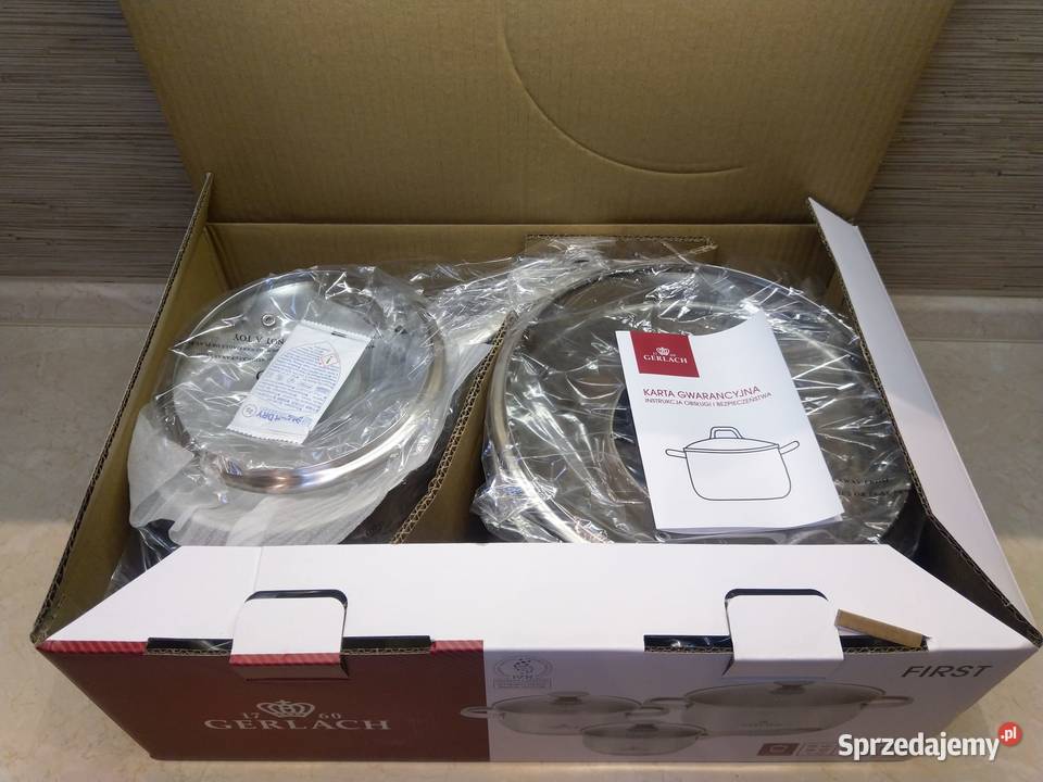 NAJTANIEJ Zestaw Garnków Garnki Rondel GERLACH 6