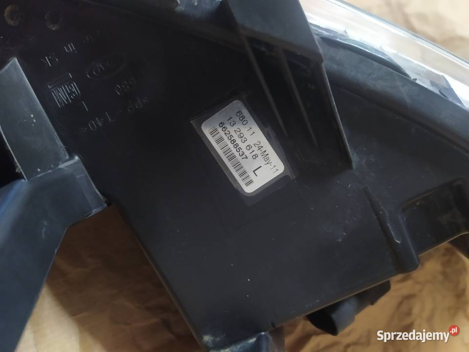 Halogen lewy przód opel astra j 4 srebrny Gorlice