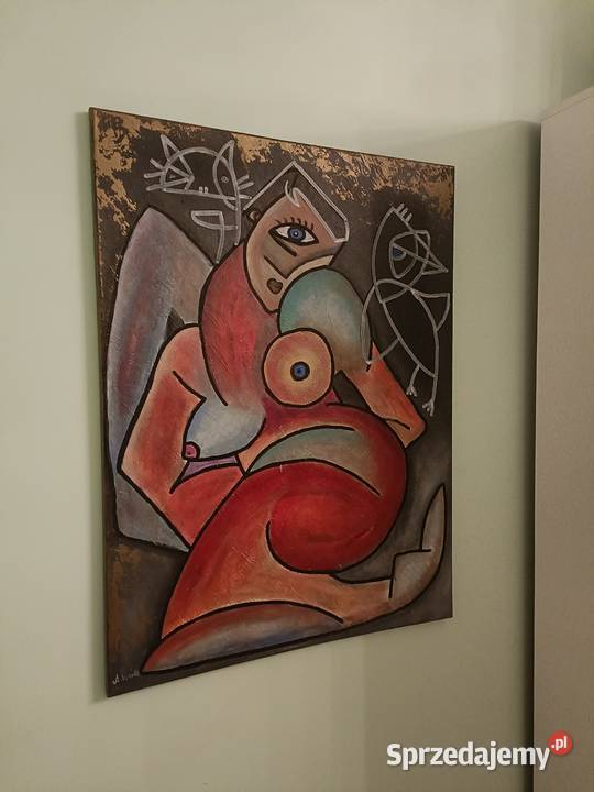 Kubizm obraz akrylowy zachodniopomorskie Szczecin sprzedam