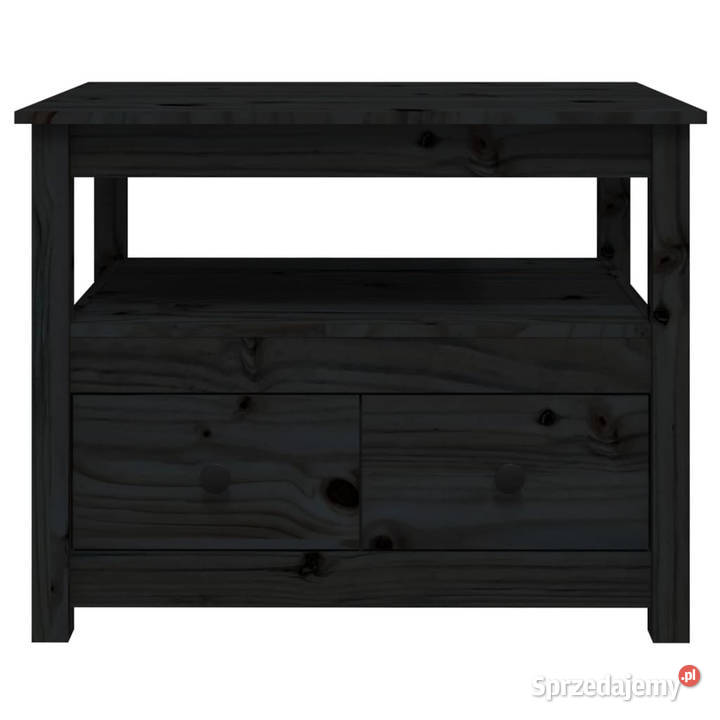 Stolik kawowy czarny 71x49x55 lite drewno Warszawa sprzedam