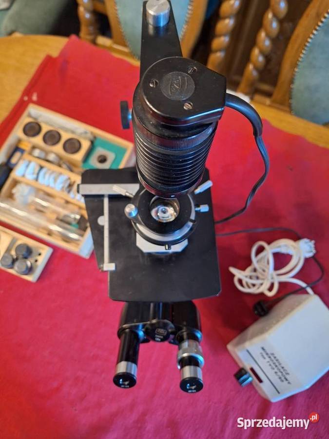 Mikroskop PZO Odwrócony wielkopolskie Piła