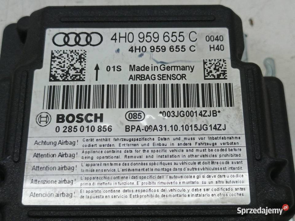 MODUŁ ZESTAW 4 SZTUK 4H0907801 4H0959655C sprzedam