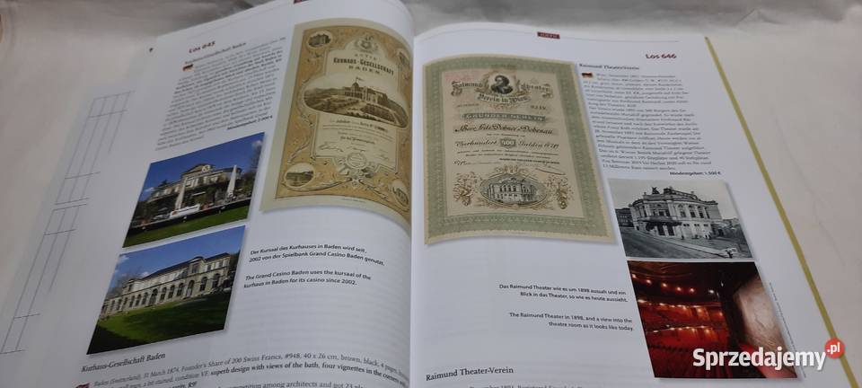 katalog aukcyjny papierów wartościowych 5052 Warszawa