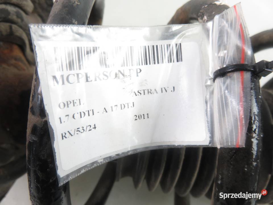 MCPERSON PRAWY PRZEDNI OPEL ASTRA IV J 17 CDTI osobowe małopolskie