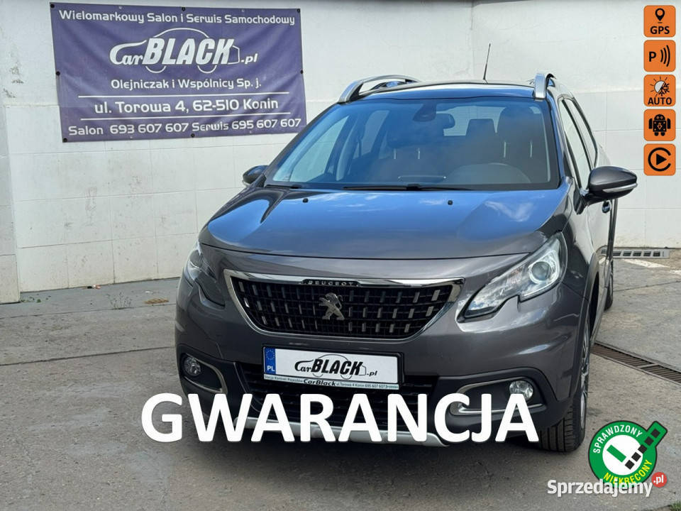 Peugeot 2008 PROMOCJA Pisemna Gwarancja 12 kamera cofania Konin
