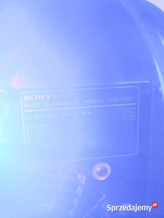Głośnik przenośny SONY MHCV50D 120W bluetooth Libiąż