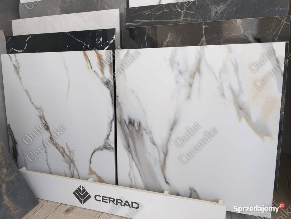Płytki łazienkowe marmur Calacatta gold 120x60 Ściany i elewacje Radom