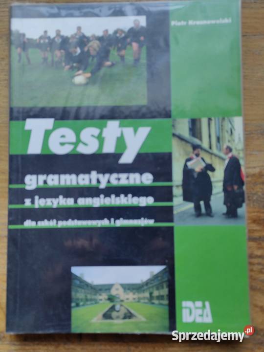 Testy gramatyczne z j angielskiego P angielski Książki do nauki języka obcego Kraków