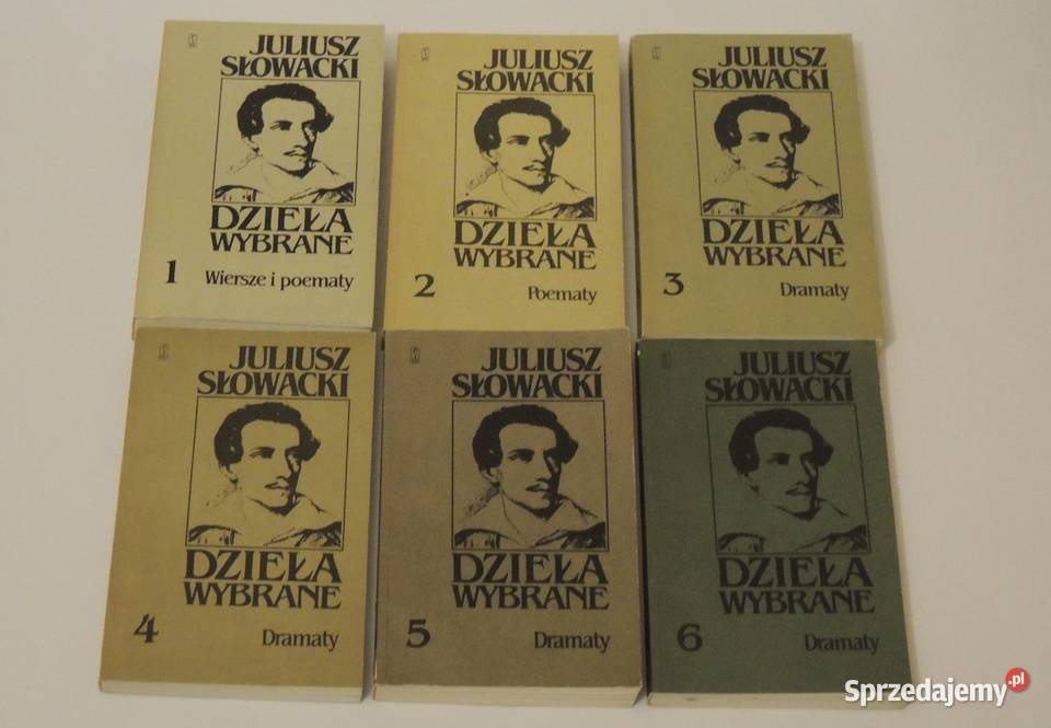 Juliusz Słowacki Dzieła wybrane 6 tomów Rok wydania 1987 Pozostałe Białystok