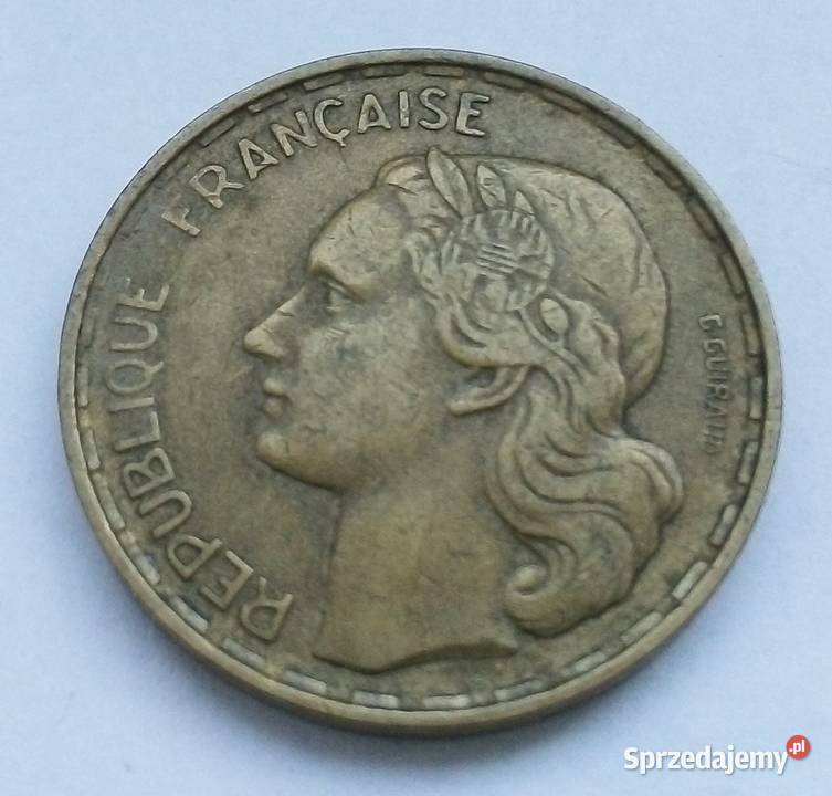 FRANCJA50 FRANCS1953 rKOGUT Numizmatyka mazowieckie Legionowo sprzedam