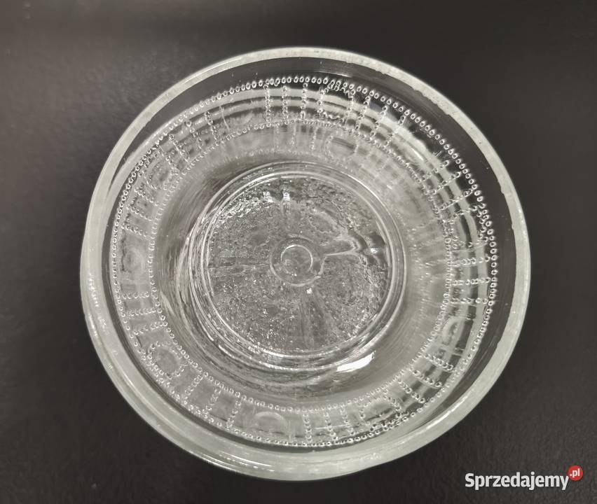 Szklane miseczki deserowe vintage