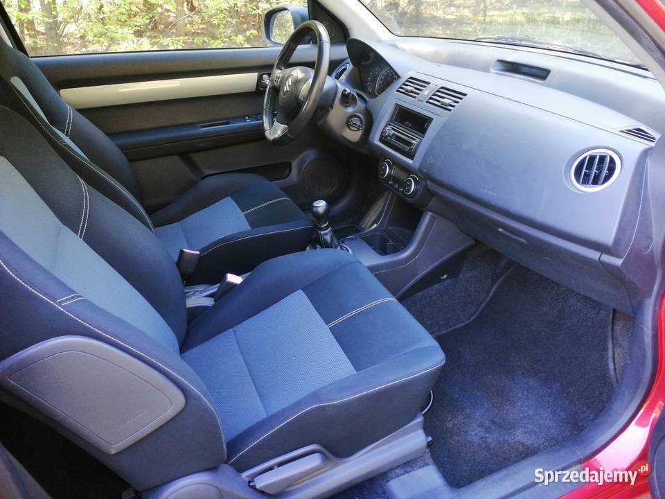 Suzuki Swift 13 Benzyna Klimatronik Alu z wiśniowy