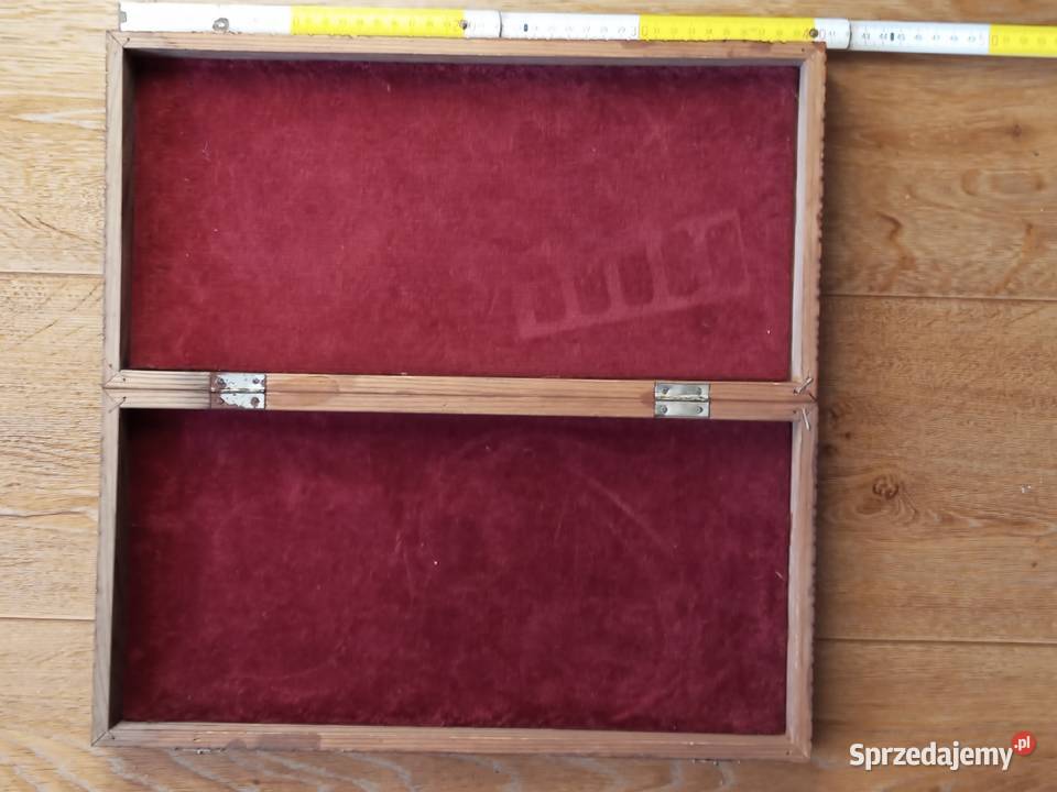 Szachownica drewniana z PRL zachodniopomorskie Szczecinek