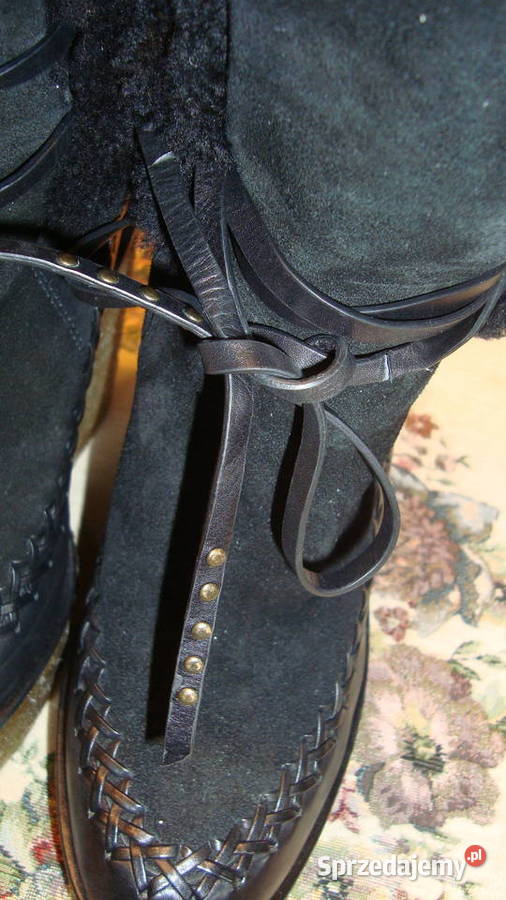 Botki na koturnie COACH York USA Warszawa