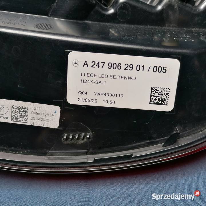 MERCEDES GLA LAMPA TYŁ LEWY A2479062901 wielkopolskie Września
