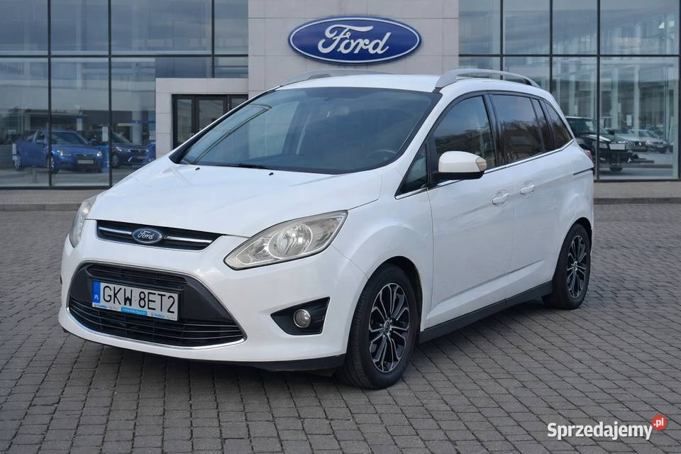 Ford Grand C 16 HDI 115 7 Osób Klima 8 Lat w welurowa tapicerka wielkopolskie Słupca
