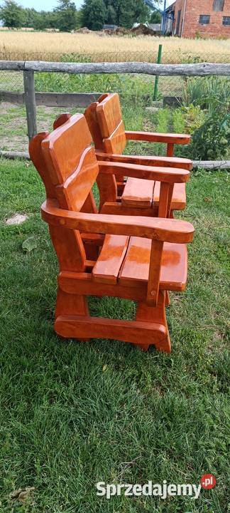Zestawy mebli ogrodowych huśtawki ogrodowe drewno Korfantów sprzedam