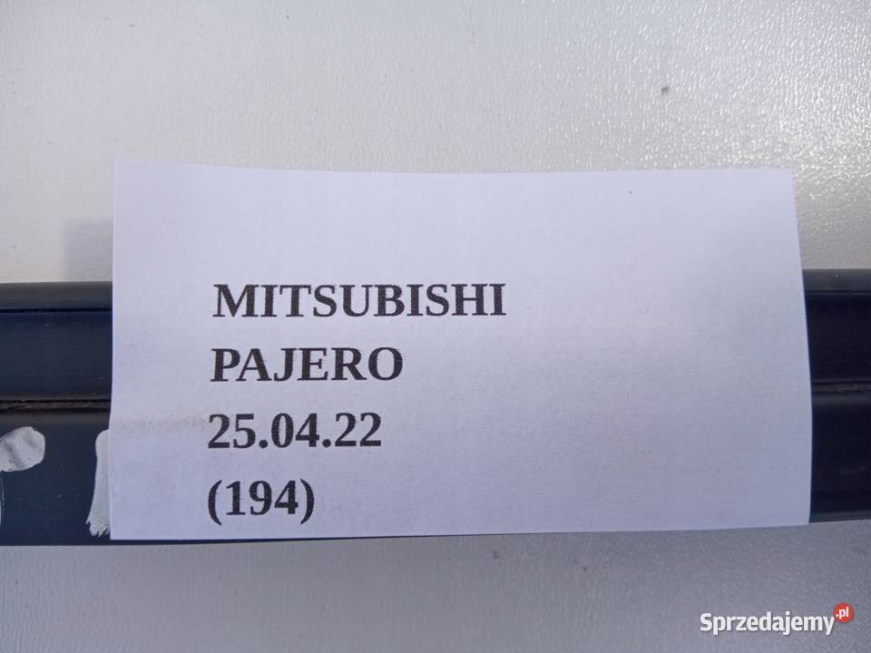 USZCZELKA SZYBY DRZWI MITSUBISHI PAJERO SPORT II Nowy Tomyśl sprzedam