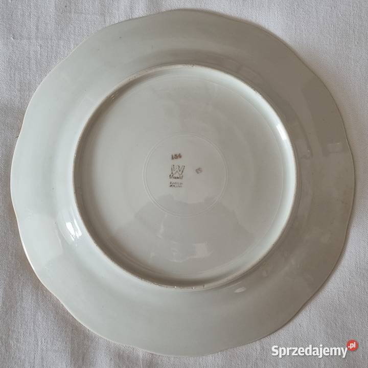 Talerz płaski półmisek porcelana Wawel vintage wielokolorowy Warszawa