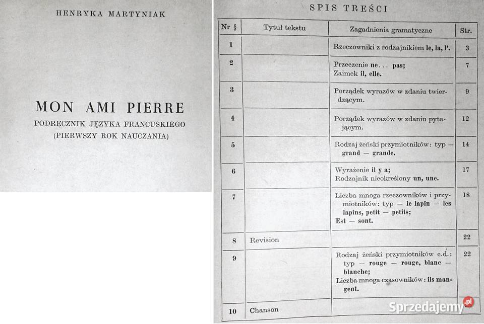 Mon Ami Pierre Podręcznik języka Francuskiego kl Chełm sprzedam