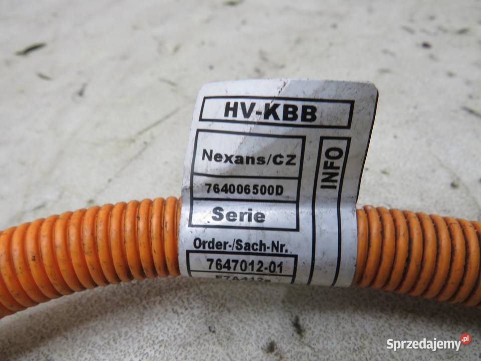 KABEL PRZEWÓD INSTALACJA BMW I3 REX 7647012