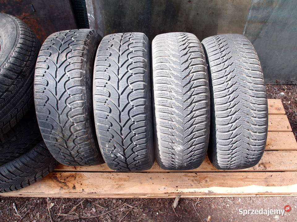 Opony zimowe 18560 R14 2x Goodyear i 2x Fulda z Łódź
