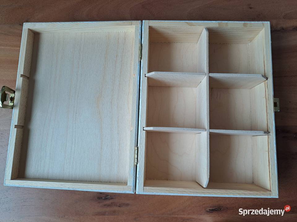 Ręcznie malowane drewniane pudełko na biżuterię Warszawa