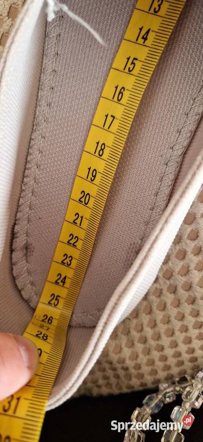 balerinki baleriny materiałowe 3839 szare beżowe inna Kraków