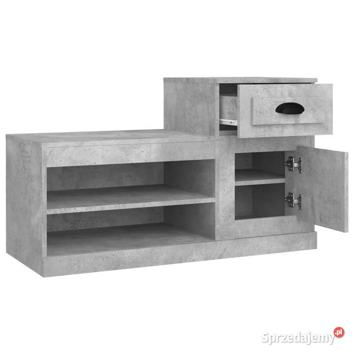 Szafka na buty szarość betonu 100x42x60 WM816420 Warszawa