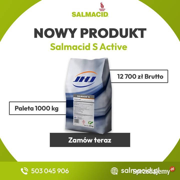 Salmacid S Active Sypki zakwaszacz do paszy