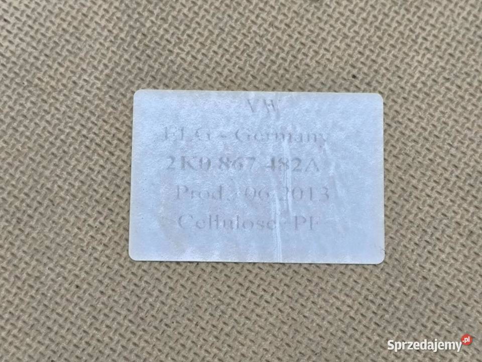 OSŁONA BAGAŻNIKA VW CADDY III 2K0867482A wielkopolskie