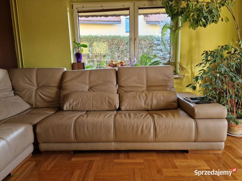 Kanapa rogówka ze skóry stan idealny śląskie Rybnik sprzedam