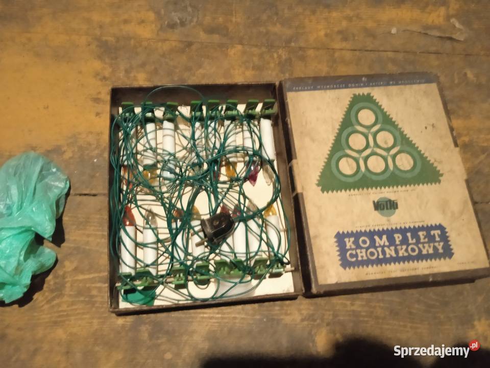 Oświetlenie choinkowe z PRLu Olkusz sprzedam