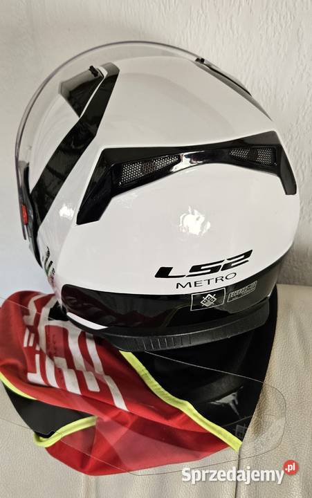 KASK LS2 L FF324 Szczękowy METRO EVO BIAŁY L Konstancin-Jeziorna