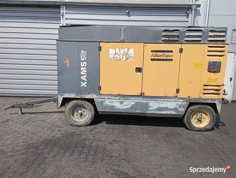 Sprężarka spalinowa ATLAS COPCO XAMS406 CD 186 Wilków sprzedam
