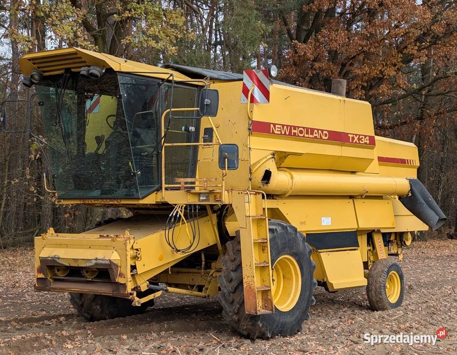 Holland TX34 silnik Mercedes heder 45 m Zbożowe lubelskie Ryki