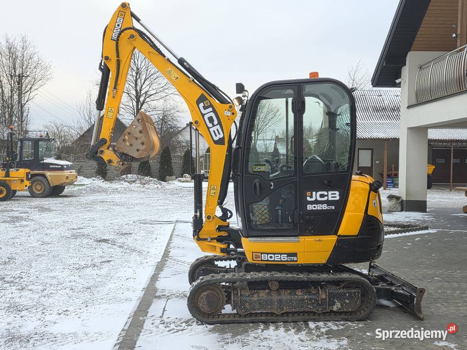 JCB 8026 mini koparka 4 łyżki szybkozłącze 1 wł Rok produkcji 2021 Bieliny