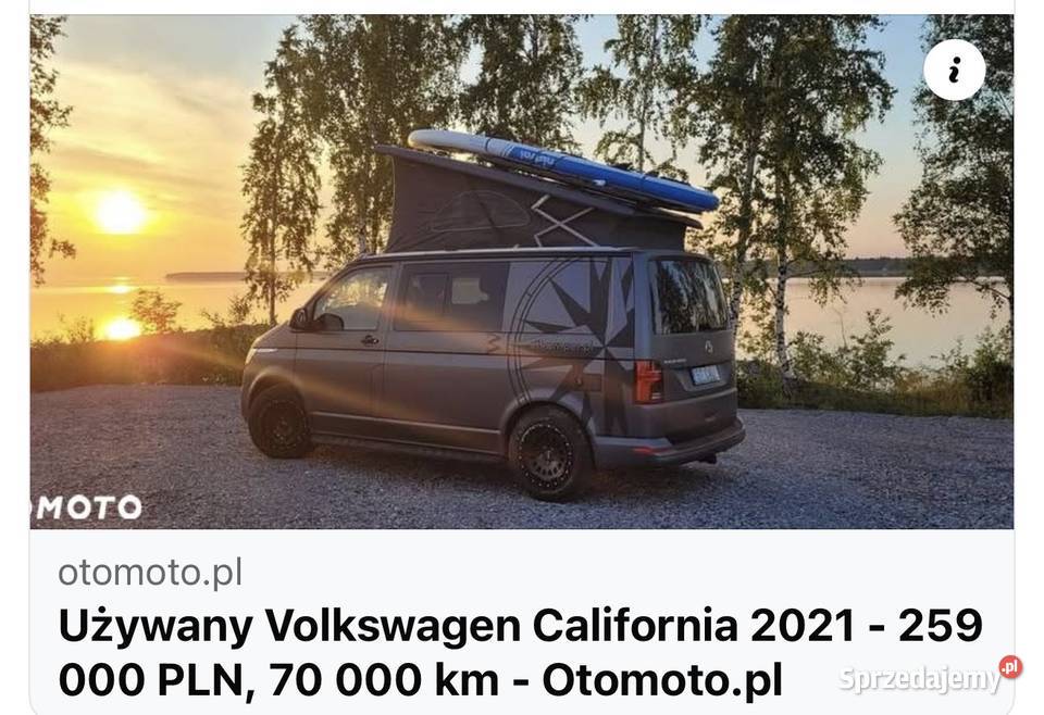 VW California śląskie Wręczyca Wielka