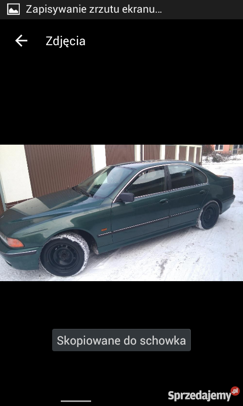 bmw e39 520i manualna Szczecin