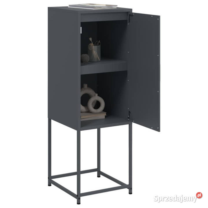 Szafka antracytowa 36x39x107 stal WM846532 Warszawa
