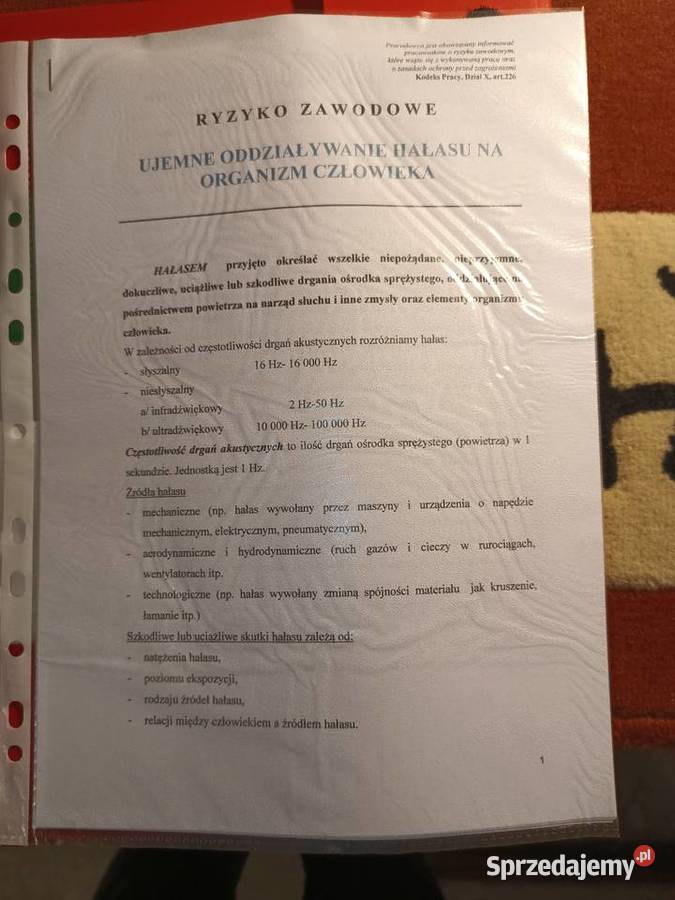 Wydawnictwa i materiały BHP Rok wydania 2010 Kultura i Rozrywka wielkopolskie Wronki