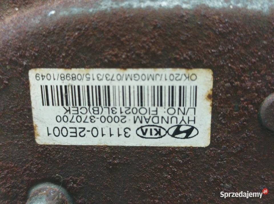 POMPA PALIWA 20 16V PŁYWAK B 311102E001 Kia