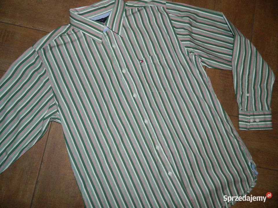 Tommy Hilfiger golf koszula w paski M Trzebinia