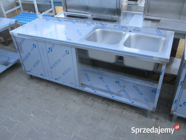 ZLEW 2 KOMOROWY Z BLATEM DRZWI SUWANE 2006085 sprzedam