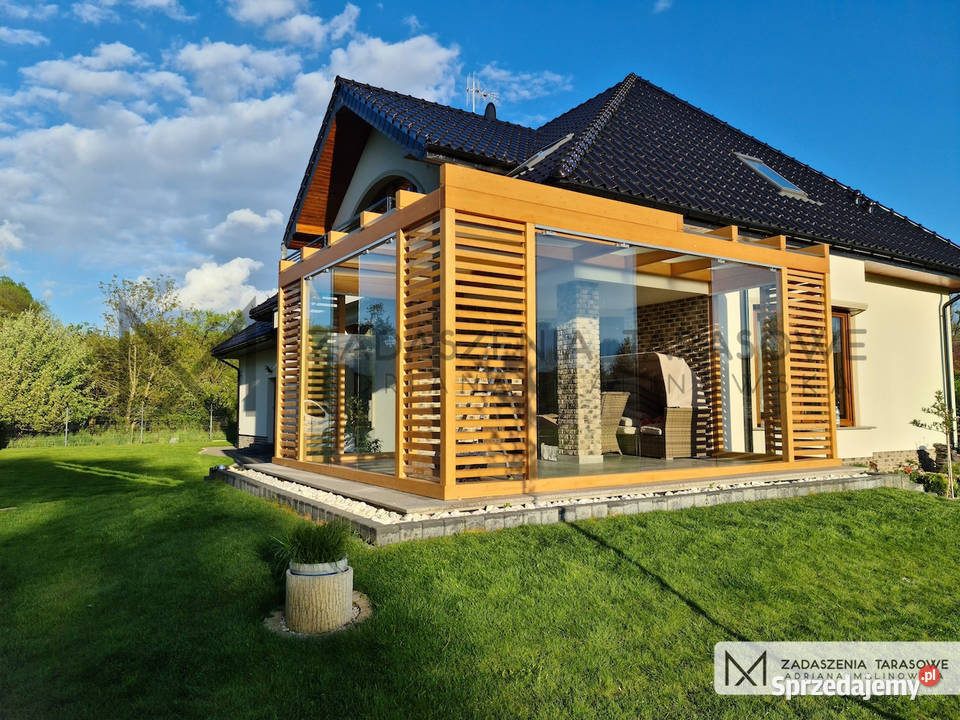 Zadaszenie narożne ze szkłem przesuwnym Warszawa sprzedam