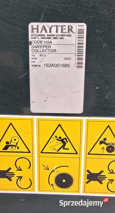 Hayter st 42 18 z zamiatarką Traktorki lubelskie Strzyżewice